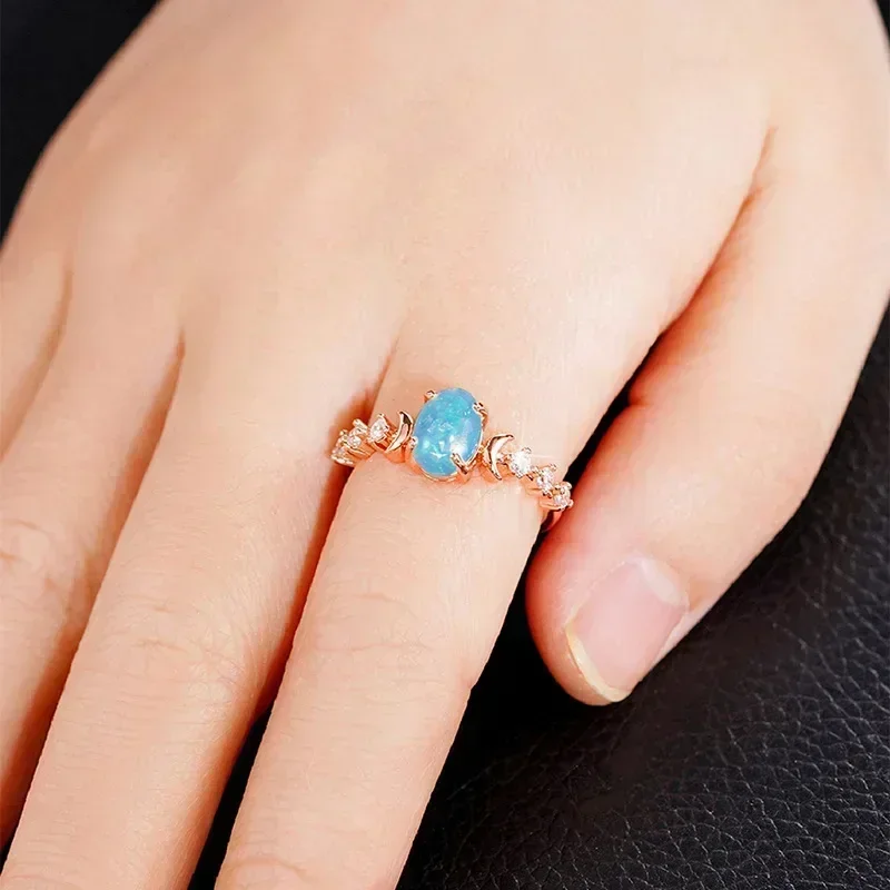 Oval Shaped Moonstone Curved M - Custom Night Sky 评论和价格