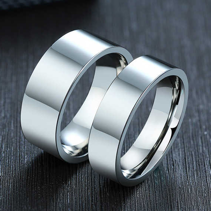 3/4/6/8mm Wide Stainless Steel - Initial Ring Custom 评论和价格