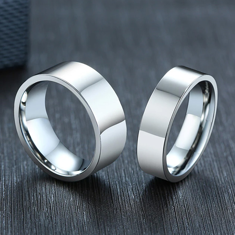 3/4/6/8mm Wide Stainless Steel - Initial Ring Custom 评论和价格