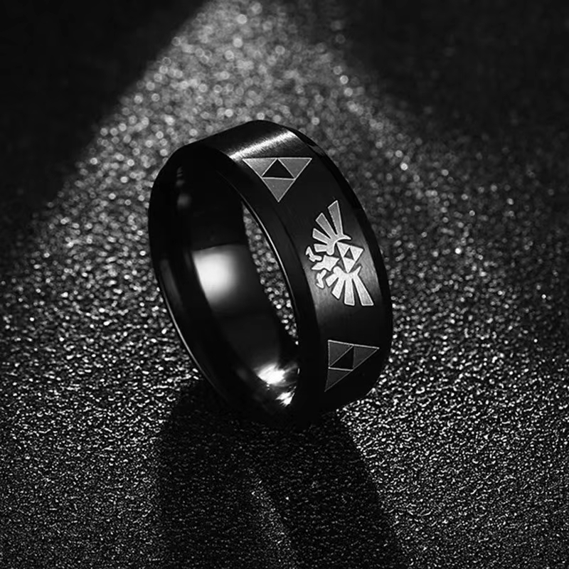 Fashion Anime Triforce Triangl - Initial Ring Custom 评论和价格