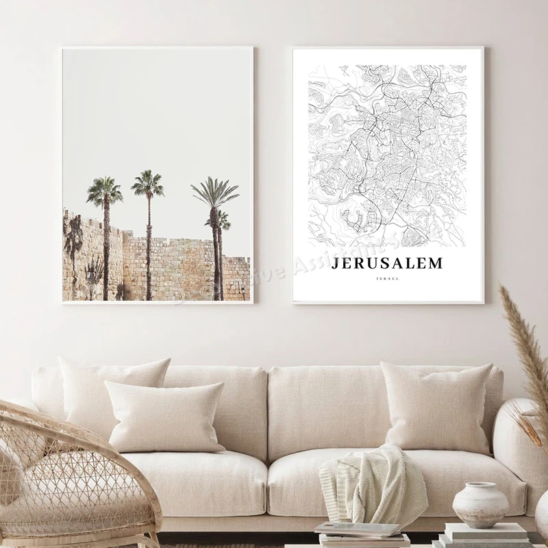Tel Aviv Map Print Israel City - Custom Star Map 评论和价格